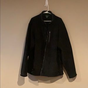 LL Bean fleece jacket with sherpa lining.